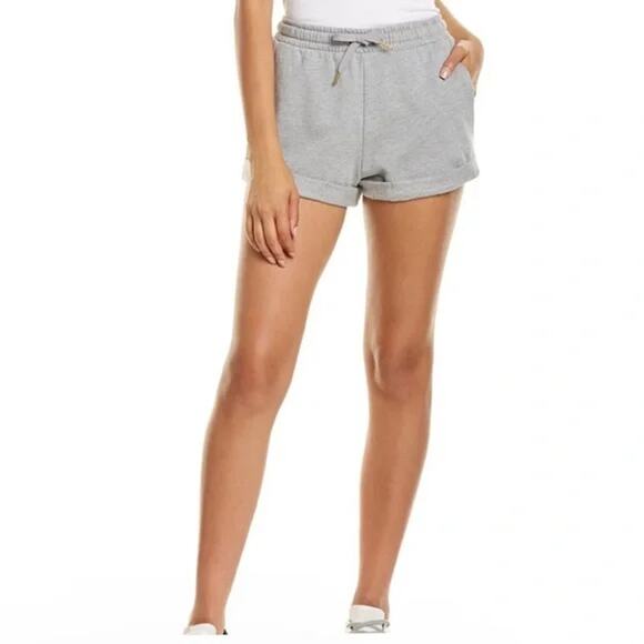 WeWoreWhat Womens Pull On Elastic Waist Drawstring Gray Fleece Lined Short Sz XS - Picture 14 of 14